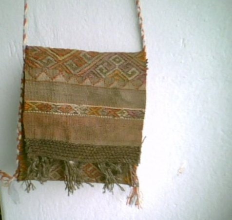 Hip Bag Backpack Rugs woven purse sustainable fashion satchel