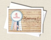 Hooray Friend Greeting Card