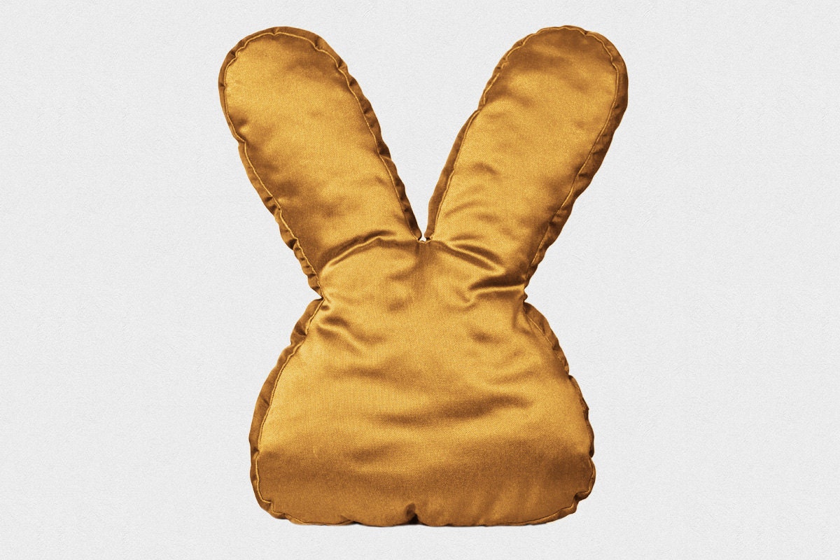 Personal Handmade Animal Cushion Larry in Original Bunny shape, Unique Pillow Design ,Modern Home Accessory, Perfect Gift
