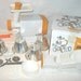 Vintage Moulinex Jeannette Electric Meat Grinder-Salad Maker Pristine Tangerine Orange