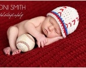 Baby Baseball Hat MLB Minor League - Pick Favorite Team Colors - Newborn Beanie Halloween Thanksgiving Costume Outfit