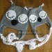 Sleepy Owl Hat Pattern - Crochet Pattern 25 - us and uk Terms Available - Newborn to Adult Sizes Included - INSTANT DOWNLOAD