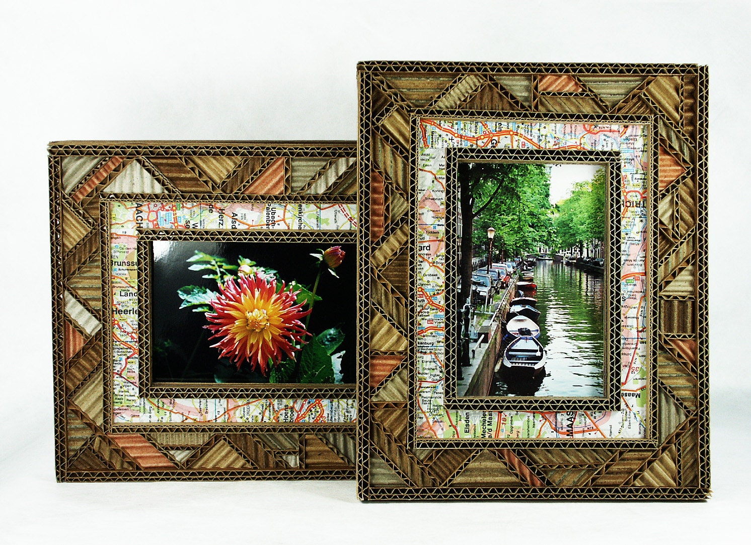4x6" Photo Frame with Dutch Map Border