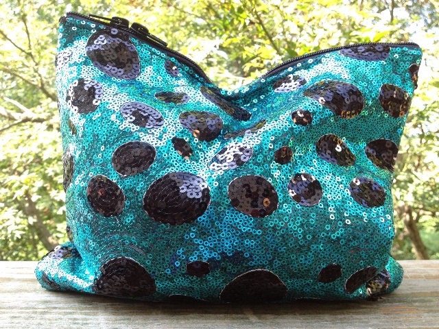 FLASH SALE - Glimmer Dot Sequin Statement Clutch - Last One