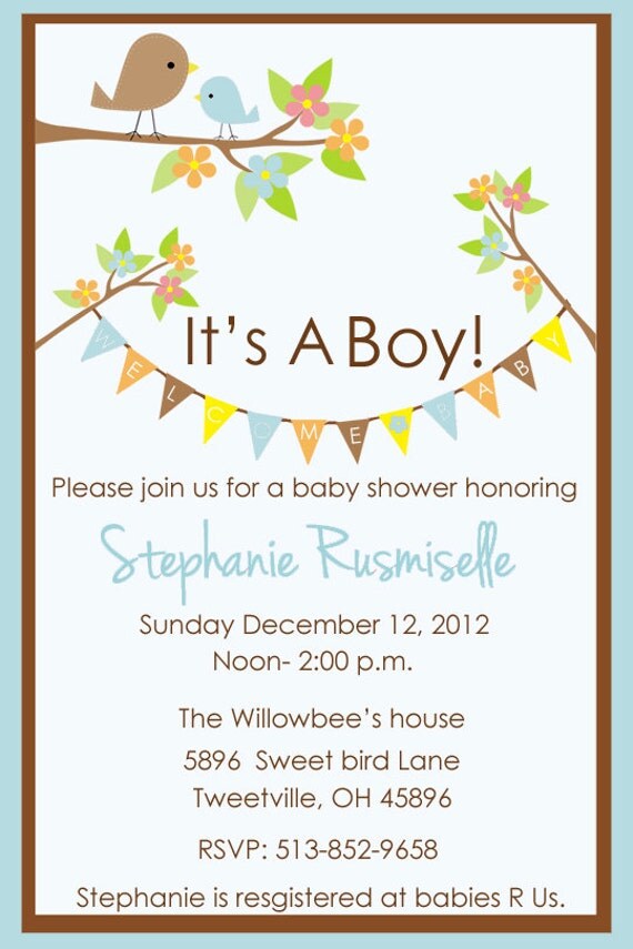 baby shower invitations