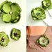 Chartreuse Flower Hair Clip, Lime Flower, Lime Green Bridal, Green Summer Wedding, Bridesmaid Accessories, Pearl