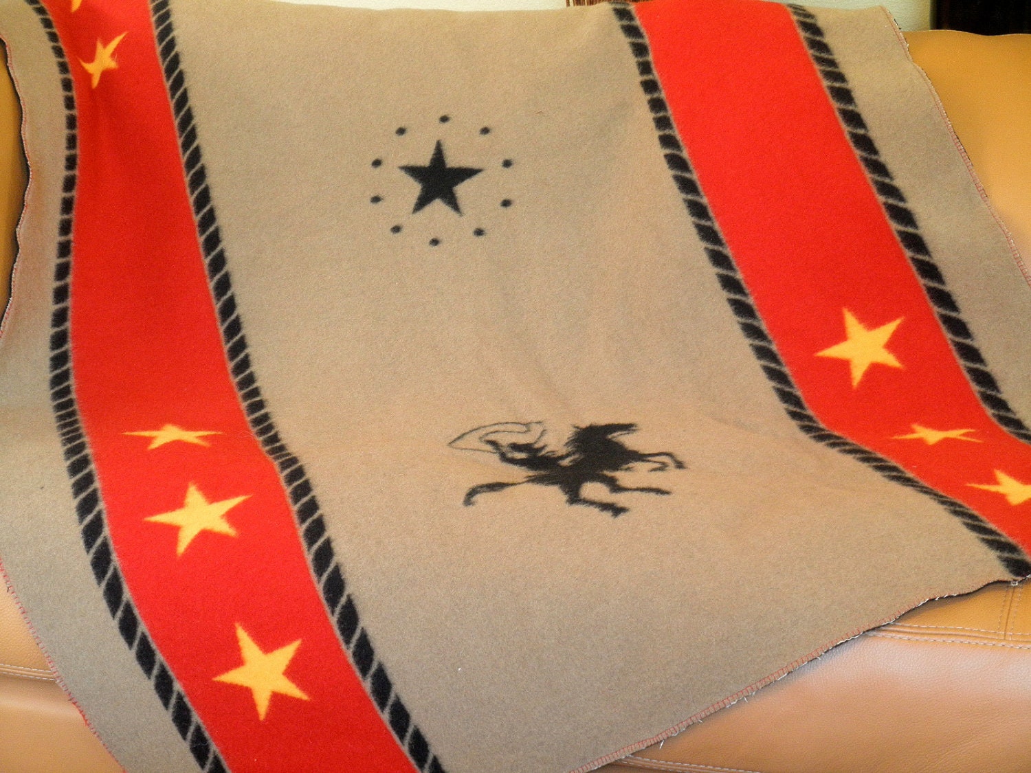 SPECIAL LISTING for Arielle, Pendleton wool blanket, cowboy throw blanket, reversable, 42 x 68