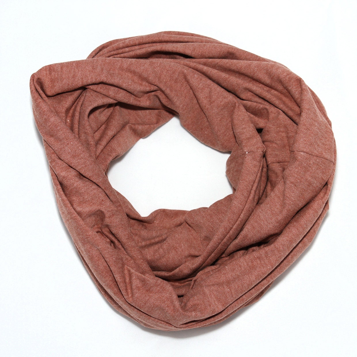 Caramel Infinity Scarf - Jersey Knit SALE
