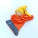 Waldorf rag doll, orange sun yellow, soft doll