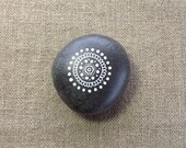Mandala Painted Pebble
