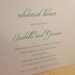 Dot and Pretty / Fun / Simple / Teal and Peach / Rehearsal Dinner / Wedding / Party / Custom Printed Darby Cards Invitation