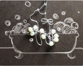 Cat  - Sterling Silver Pendant Necklace w/Fresh Water Pearl
