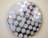 Mirror Wall Clock, Home and Living, Decor and Housewares, Home Decor, Retro Wall Art,  Reversible Clock