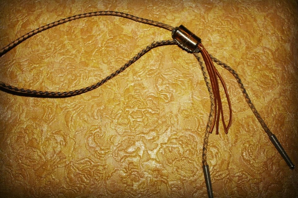 Upcycled Bolo Tie Necklace
