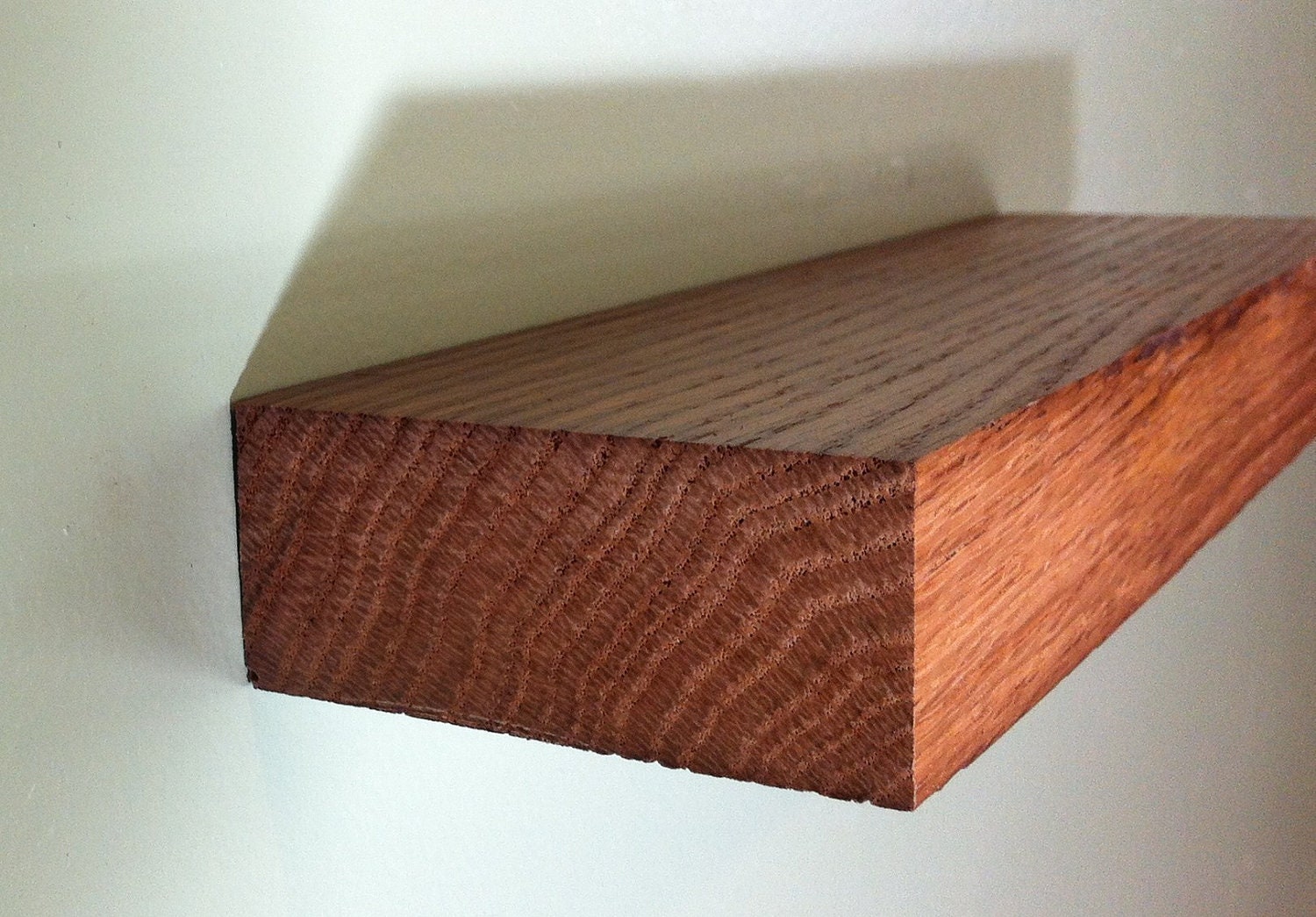 Reclaimed Barn Wood Floating Wall Shelf 18" Long Rustic