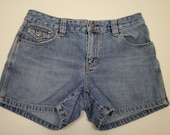 sz 6 tommy hilfiger shorts,blue denim shorts,denim shorts,hipster short denim,shorts denim,shorts blue,jean shorts,blue jean shorts