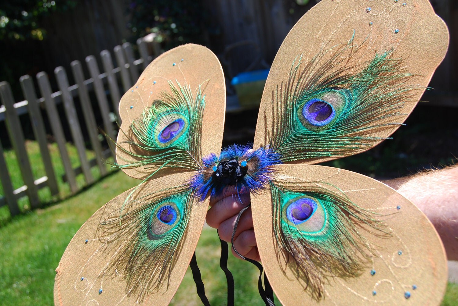 Peacock Fairy Wings