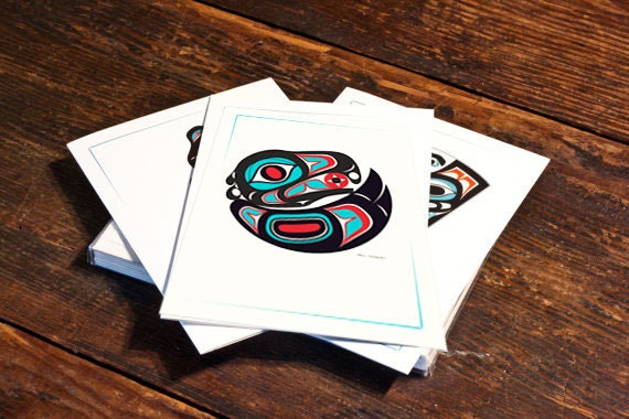 Art Card Set 2 (nine designs per box) Northwest Native 5"x 7"