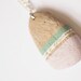 Romantic Driftwood Necklace - Dusky Pink & Aqua patterns
