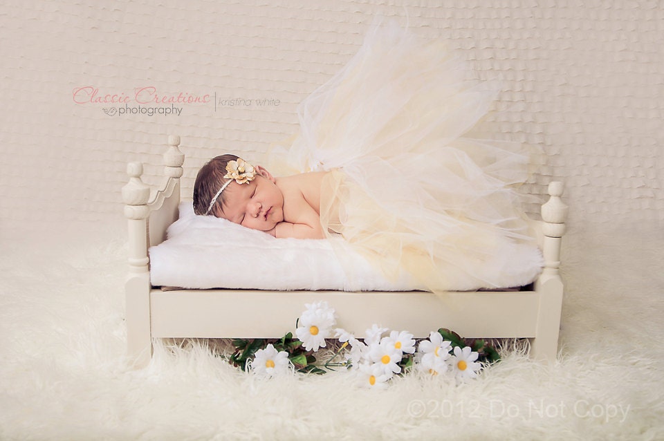 Its finally back. Newborn princess bed photography prop or doll bed.