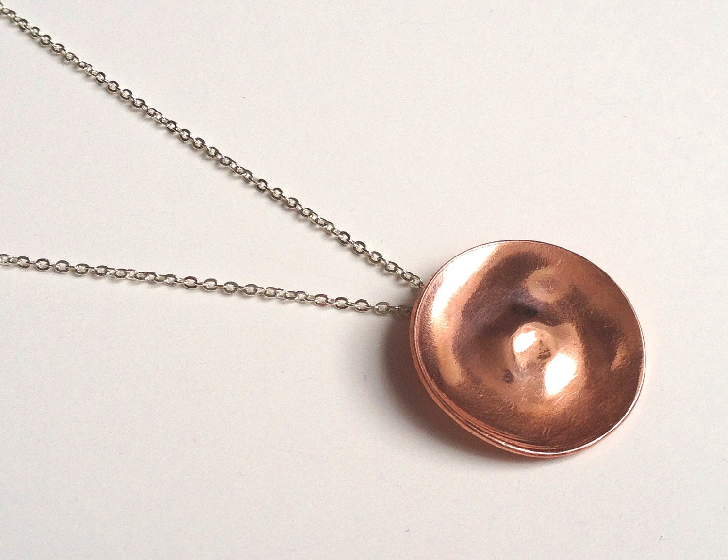 Organic Necklace - Brass or Copper