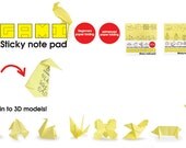 Origami Sticky Note Pad (by Suck UK)