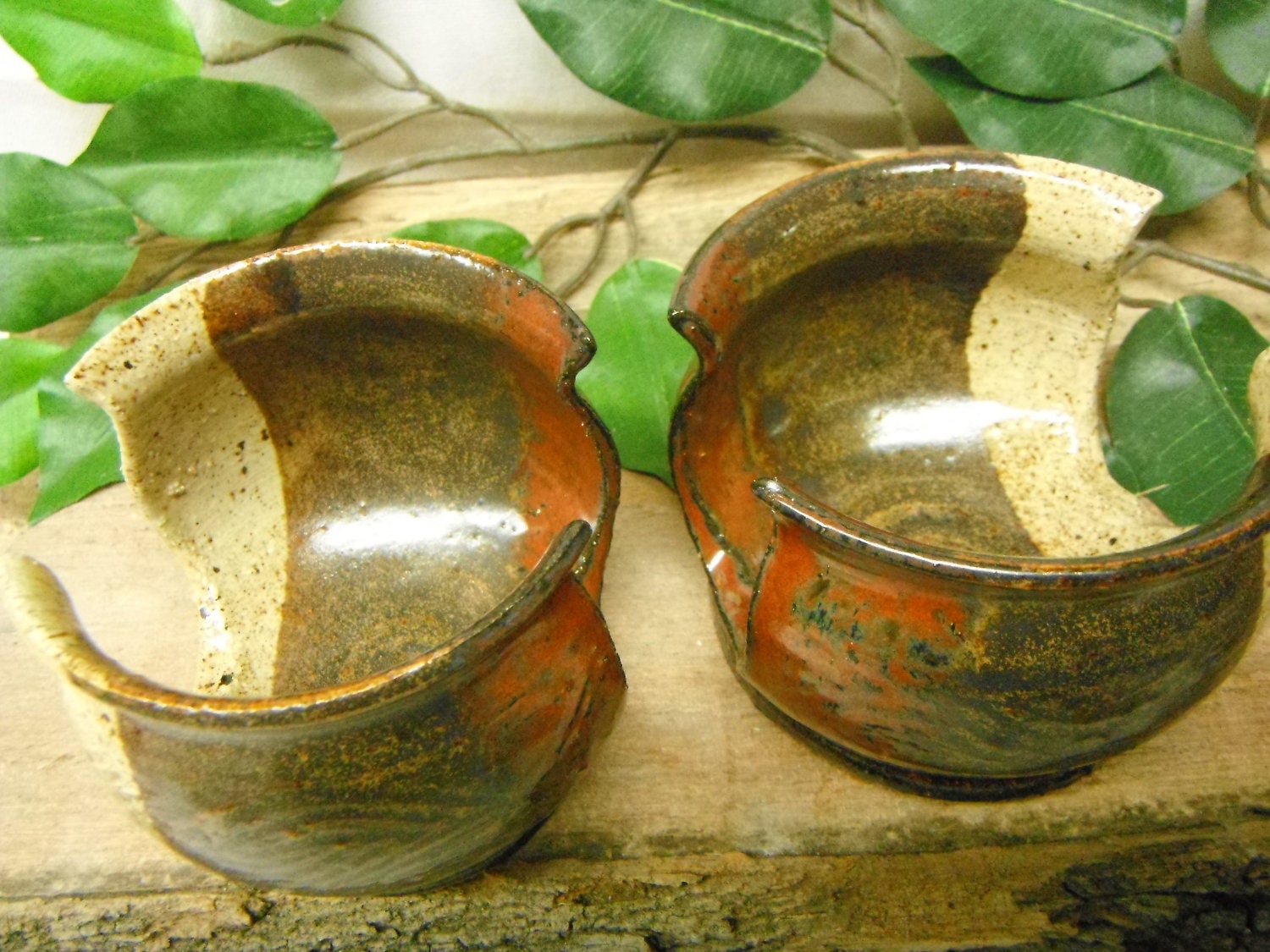 Kitchen or Bath Large Sponge Holder- Red Jasper and Oatmeal