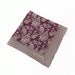 Valentino silk square scarf, jacquard burgundy and greige