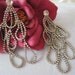 Reserved for SuzetteAntique Rhinestone Chandelier Earrings