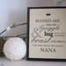 GRANDMOTHER Typography QUOTE Personalized Gift for Nana