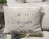 European Grain Sack Cushion slip