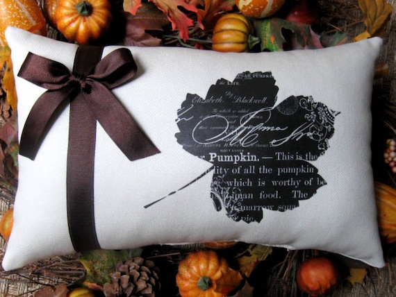 Fall Pillow, Autumn, French Country Pillow, Leaf Pillow, Thanksgiving Pillow, French Country Home, Home Decor, Decorative Pillow, Holidays