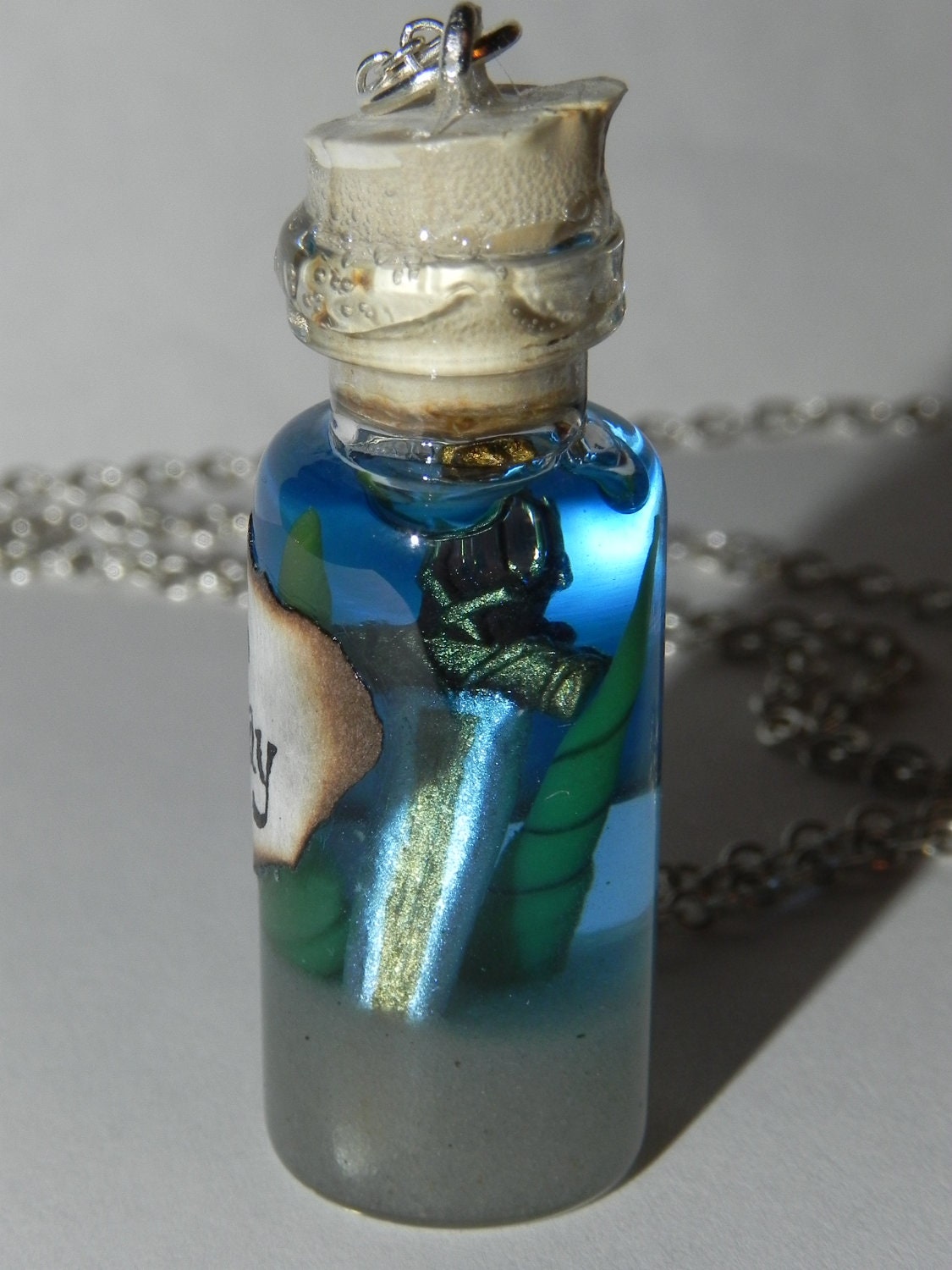 Merlin, Excalibur Sword in a Bottle, TV Show Inspired, King Arthur's Sword