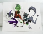 Gotham Girls Button Set