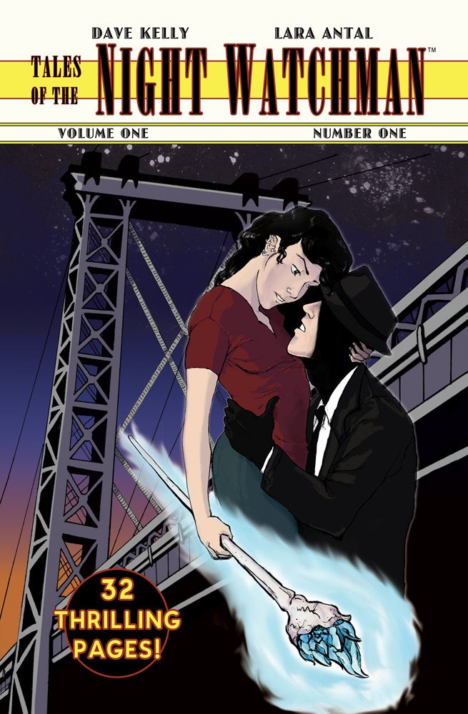 11 x 17 Print of the Cover to Tales of the Night Watchman Issue One