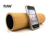 Bamboo Bluetooth Portable Speaker System for iPhone, iPad Mini, Galaxy, and more.