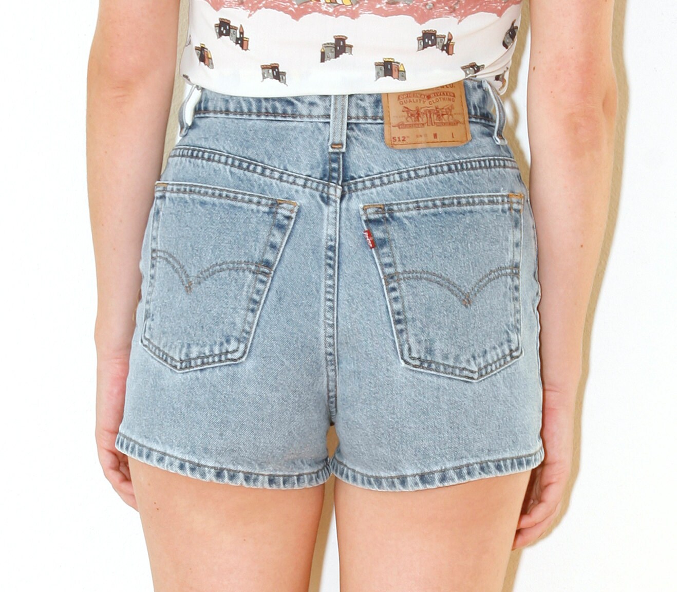 High Waisted Levi S Jean Shorts Denim Short By Vintagerebelle