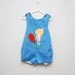 Vintage blue ice cream cotton romper