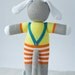Phill the Doggy, knitted doll - gift for boys and girls from 3 till 99 years old