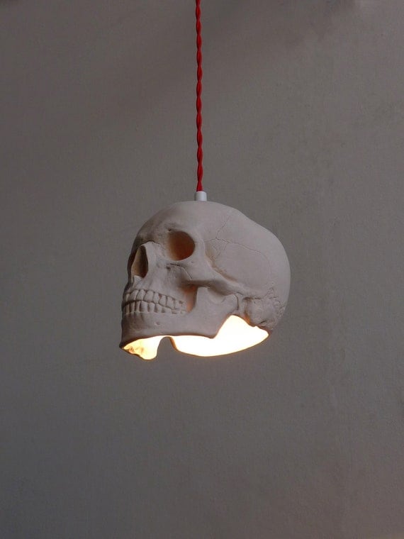Skull Pendant Light