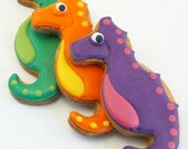 Decorated Cookies - Summer - Seahorse