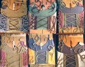 flow top. reversible lace-up halter. organic bamboo/hemp jersey. choose your hand dyed color combination.