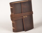 Leather journal handmade,blank notebook,diary,vintage,mini journal,brown,pocket journal,with bookmark,unique gift