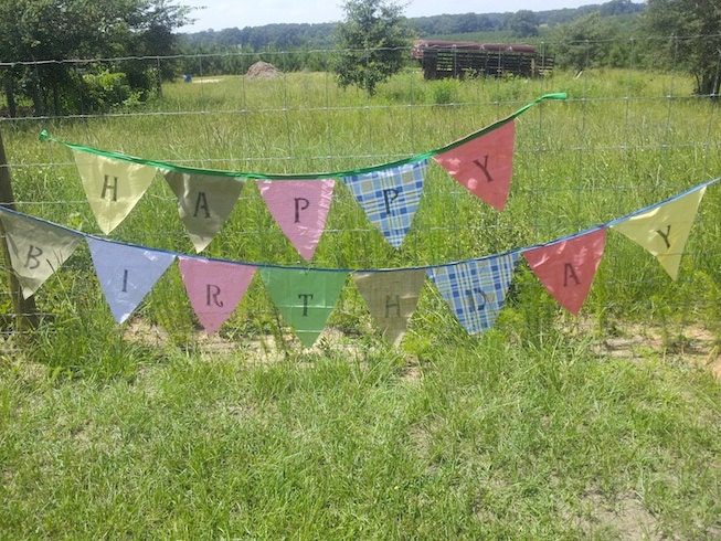 Pennant Style Multi-fabric Banner