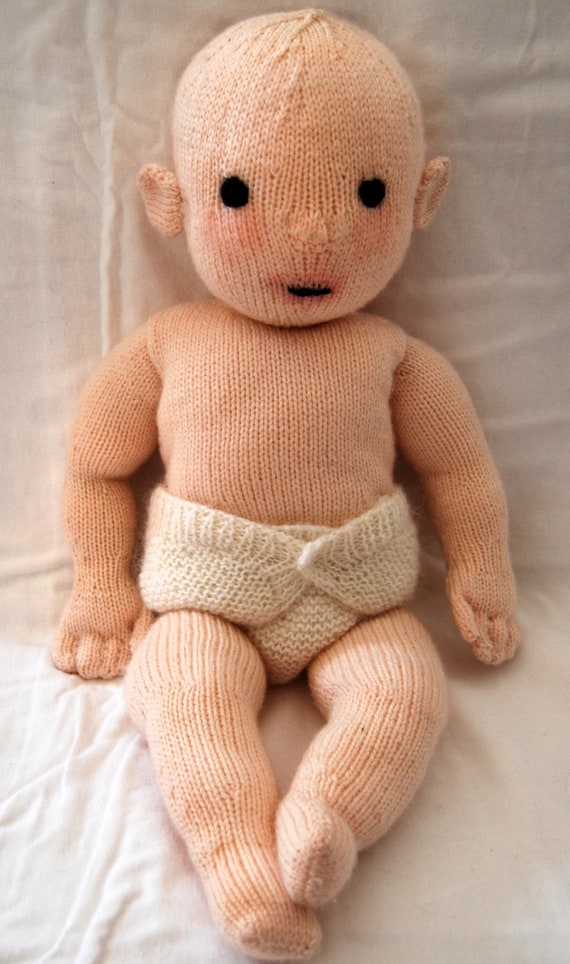 Knitting pattern PDF for 'Constance' muñeca. by TheatreOfYarns
