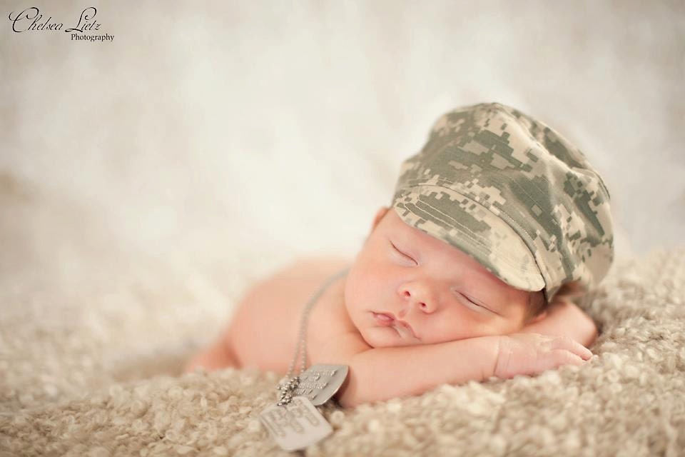 Camouflage Infant Hat - ABU Air Force Camo