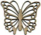 Flutterby F Chipboards Scrap FX Scrapbooking Art Mixed Media Card Making Painting Crafting Embelishment