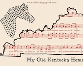 My Old Kentucky Home Screen Print