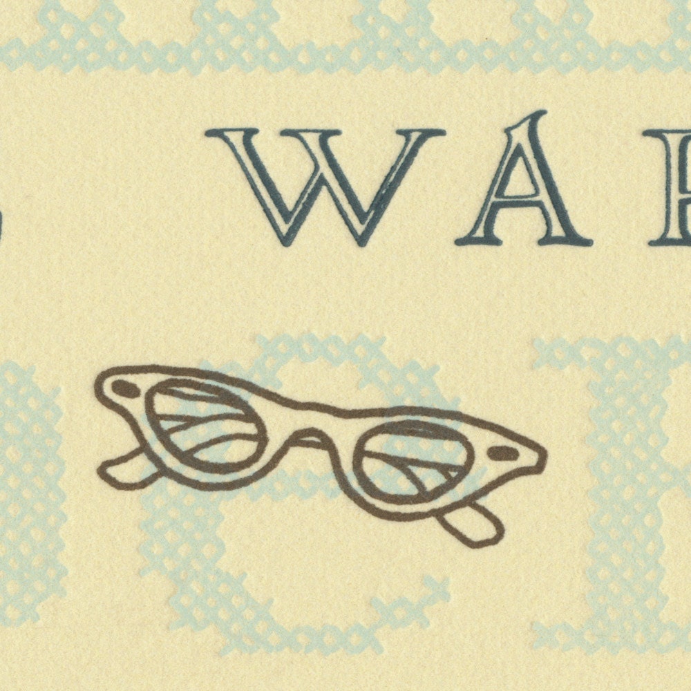 BUTTONED UP original Dead Feminists letterpress mini print featuring quote by Beatrice Warde