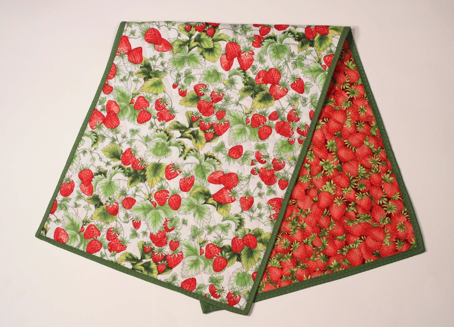 Strawberries Table Runner